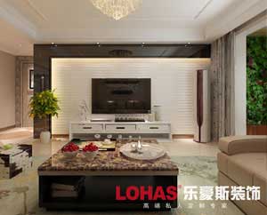 奧北公元136平米三室兩廳兩衛(wèi)簡約風(fēng)格裝修效果圖