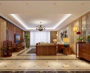 同祥城210平米四室兩廳混搭風(fēng)格裝修效果圖