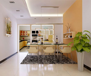 如何設計餐廳廚房隔斷？