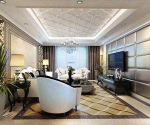 裝修簡歐的房子應(yīng)該怎么吊？頂?shù)跏裁错敽每矗? title=