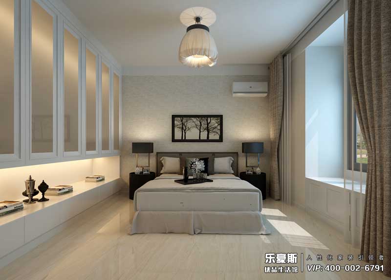 石家莊奧北公園三室兩廳現(xiàn)代裝修效果圖