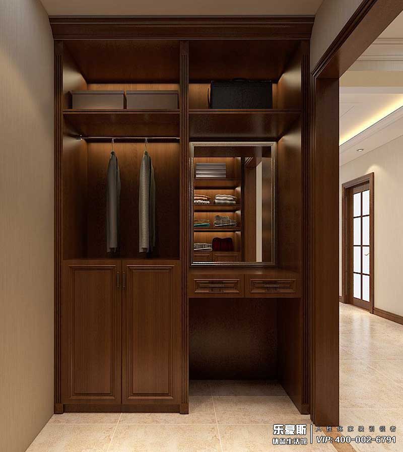 石家莊翰唐92平米美式風(fēng)格裝修效果圖