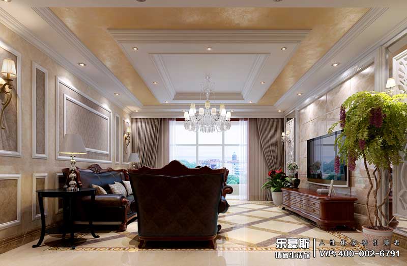 綠園小區(qū)165平米歐式風(fēng)格裝修效果圖