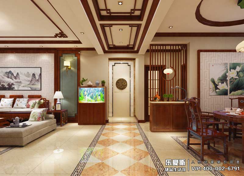 濱河華府139平米簡(jiǎn)中風(fēng)格裝修效果圖