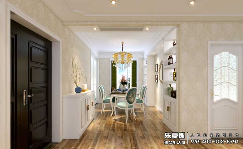 嘉苑190平米簡歐風(fēng)格裝修效果圖