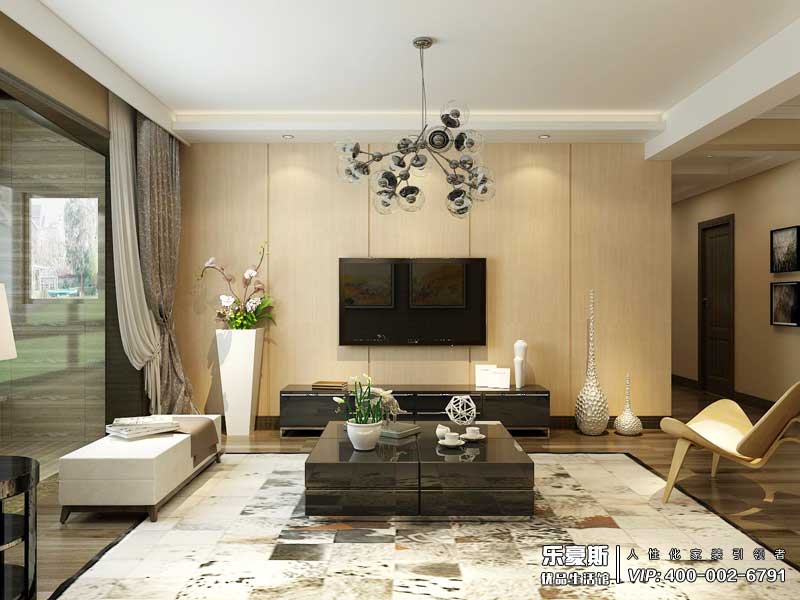 金色里程136平米現(xiàn)代簡約風(fēng)格裝修效果圖