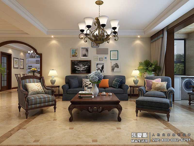 學府名城美式風格裝修效果圖