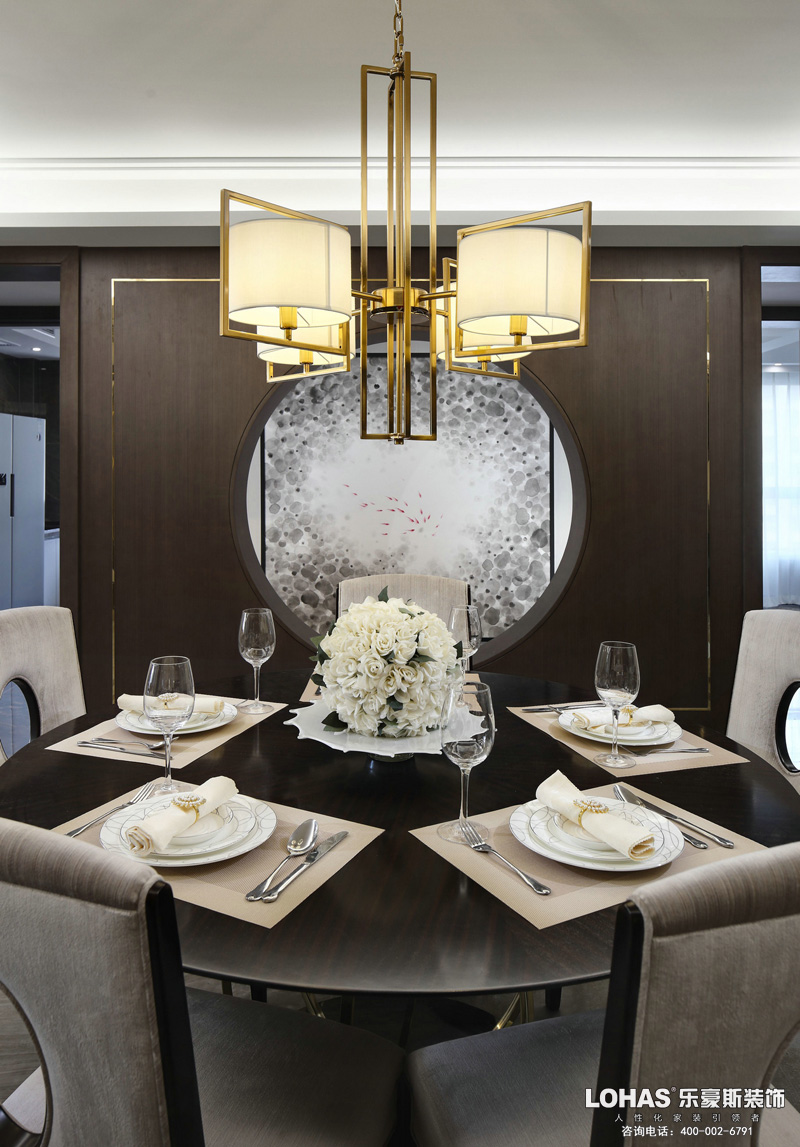 正定御河上院202平米餐廳裝修