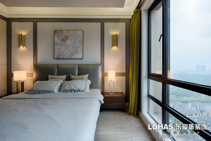 正定御河上院現(xiàn)代簡約主臥裝修