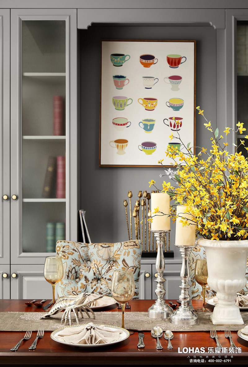 御河上院三室三廳裝修效果圖