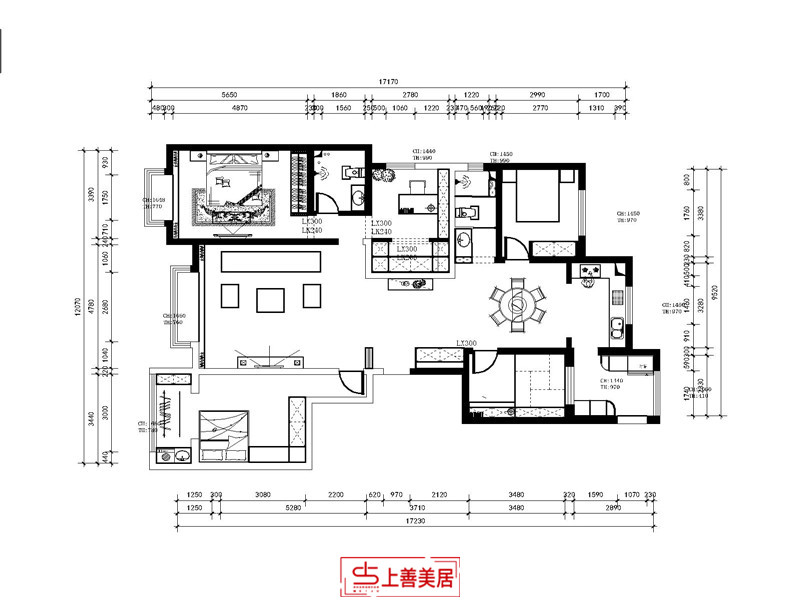 帝王國(guó)際190平美式