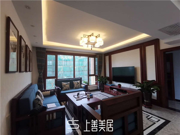 秀水名邸新中式風(fēng)格實(shí)景