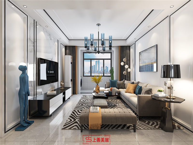 潤都榮園117平現(xiàn)代風格