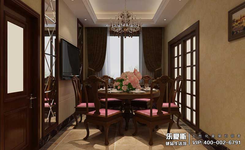 天下錦城200平米新中式裝修效果圖