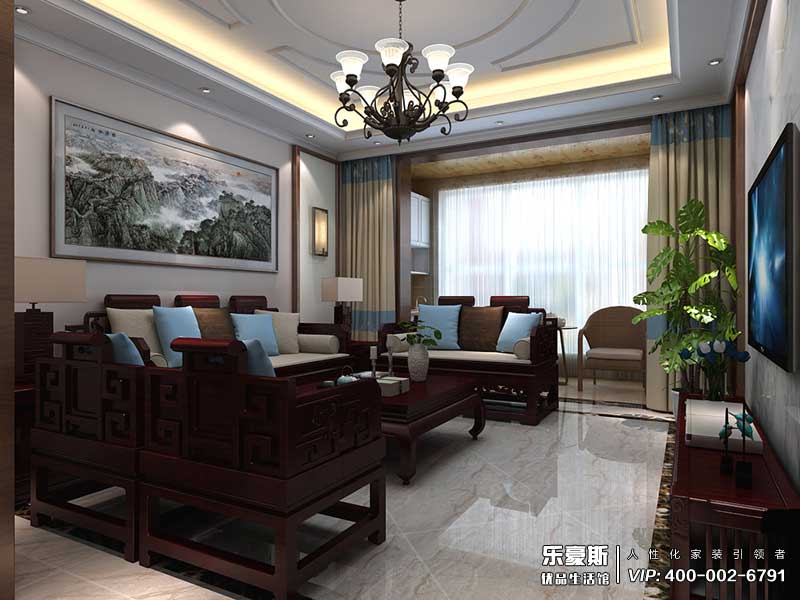 御河上院新中式風(fēng)格裝修效果圖