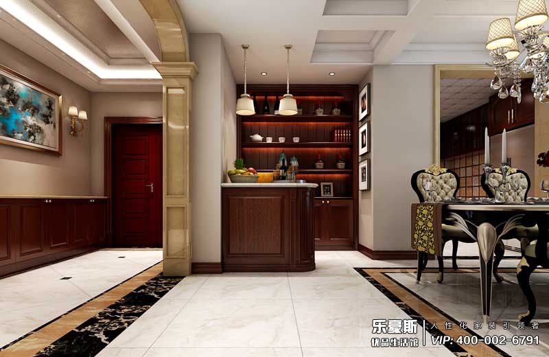 石家莊星河御城318平米美式裝修效果圖