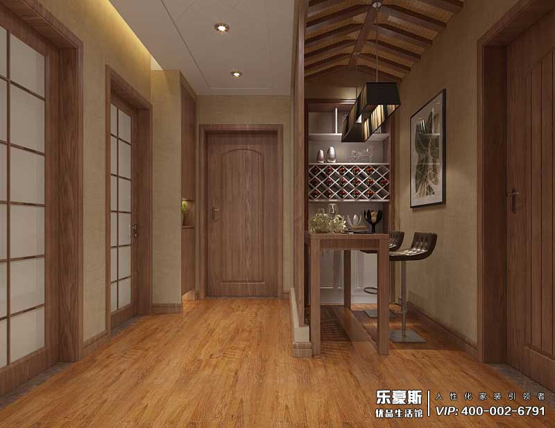 拉菲小鎮(zhèn)89平米東南亞風(fēng)格裝修效果圖