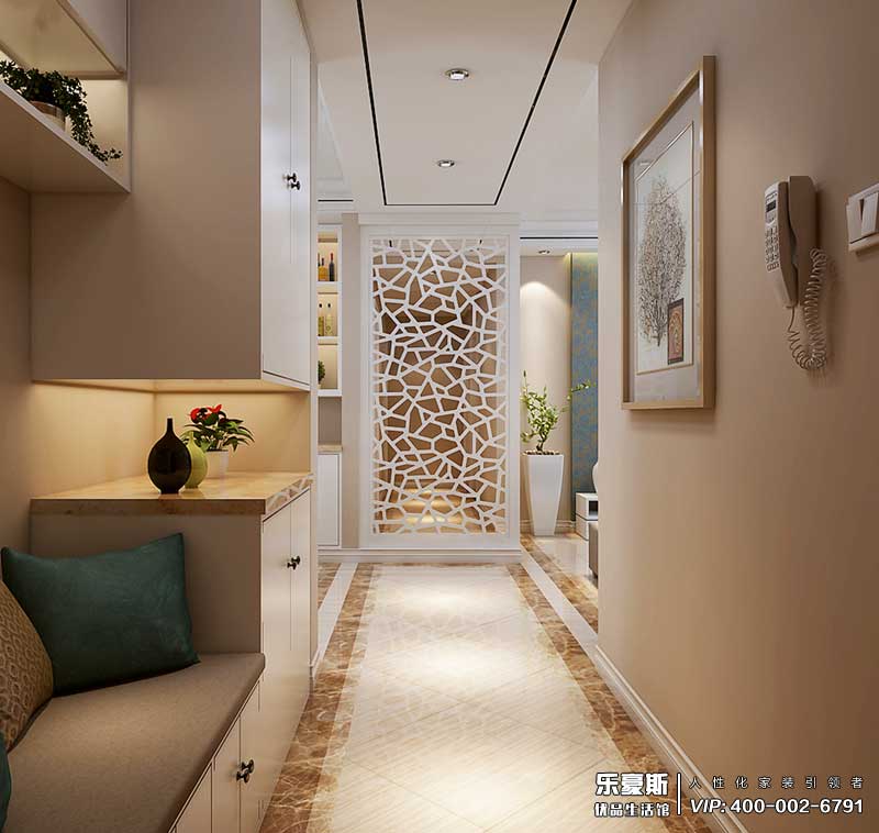 保利花園137平米簡約風格裝修效果圖