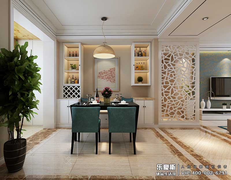 保利花園137平米簡約風格裝修效果圖