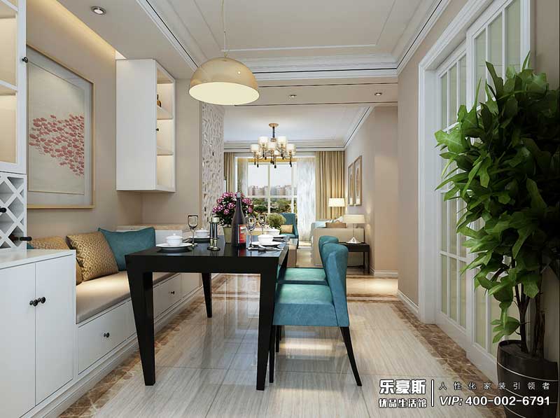 保利花園137平米簡約風格裝修效果圖