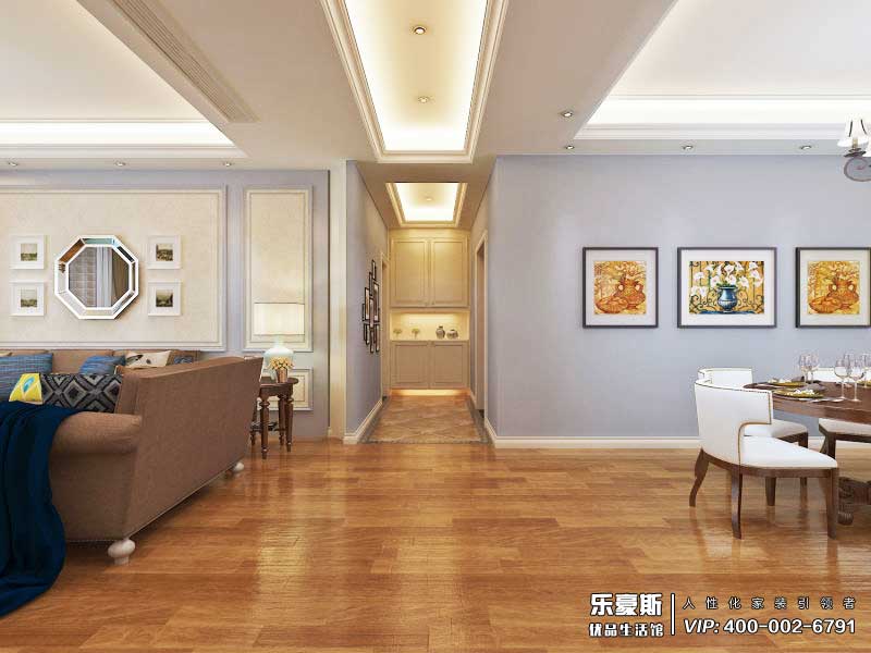 星河盛世208平米美式風格裝修效果圖