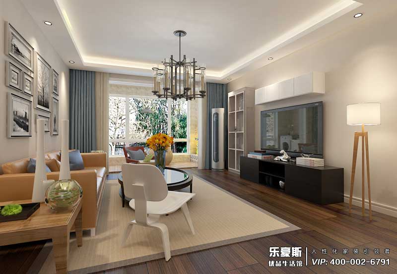 天海譽天下139平米北歐風(fēng)格裝修效果圖