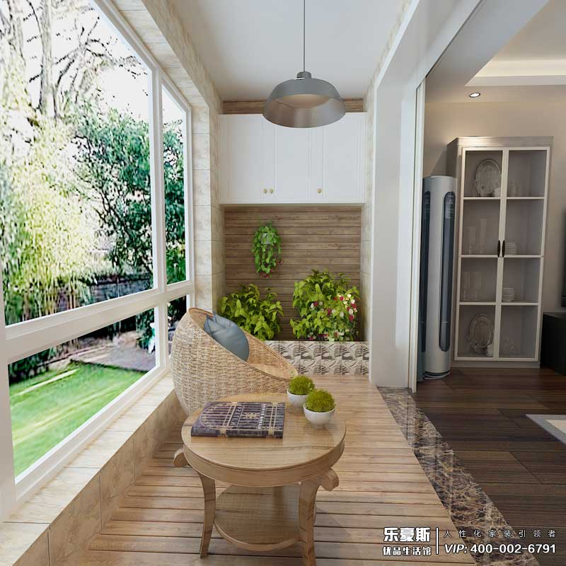 天海譽天下139平米北歐風(fēng)格裝修效果圖