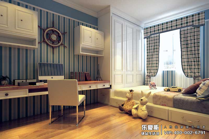 天海譽天下139平米北歐風(fēng)格裝修效果圖