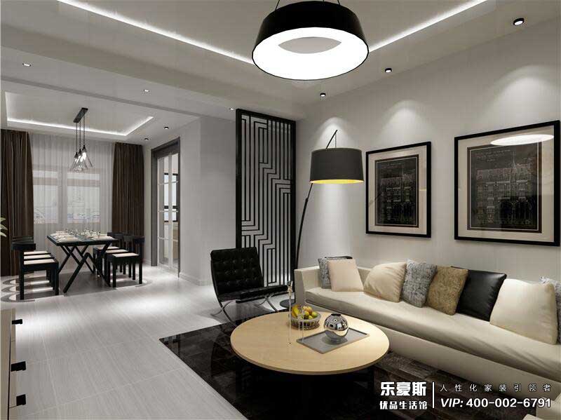 石家莊保利花園現(xiàn)代簡約風(fēng)格裝修效果圖