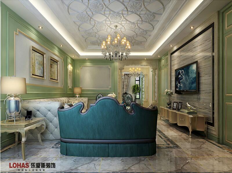 石家莊恒大金碧天下400平米新古典風(fēng)格裝修效果圖