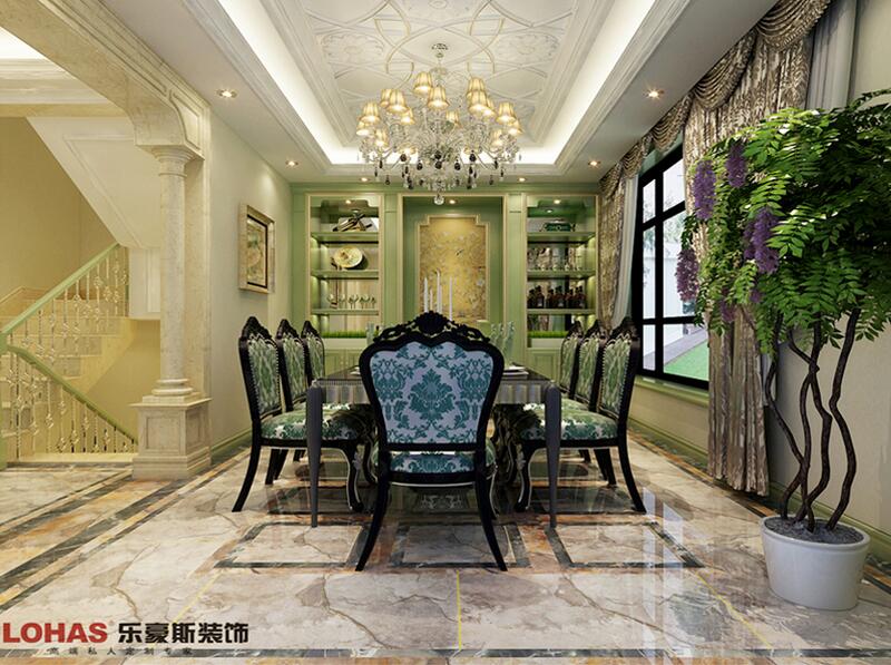 石家莊恒大金碧天下400平米新古典風(fēng)格裝修效果圖