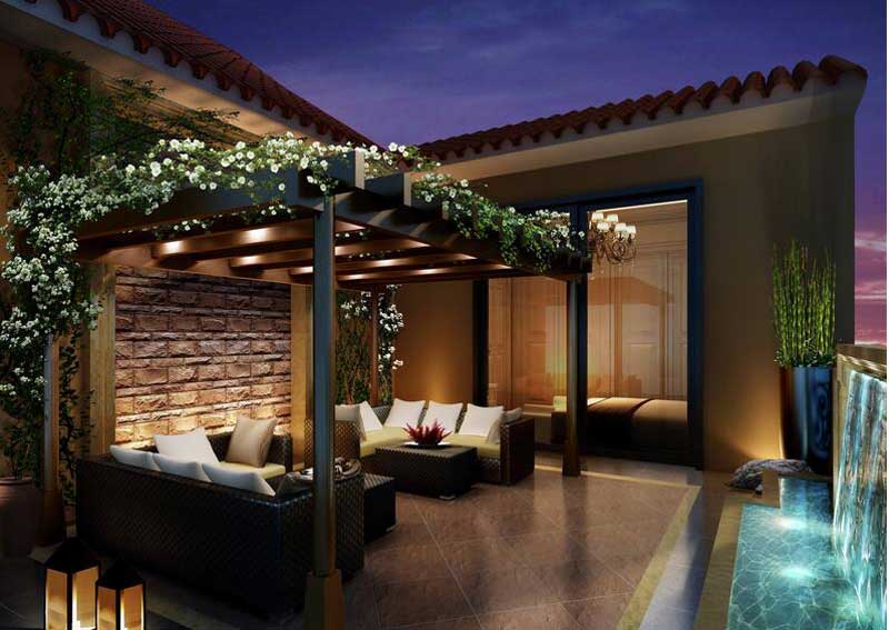 陽臺別墅裝修設(shè)計效果圖