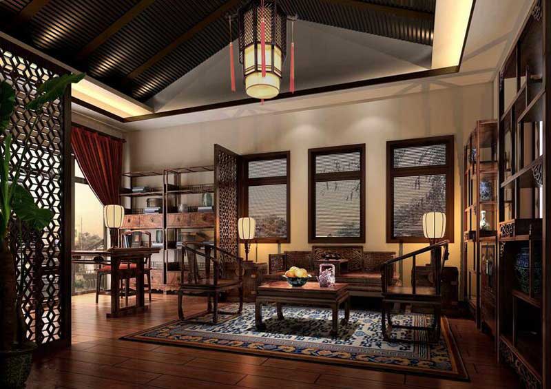 書(shū)房別墅裝修效果圖8