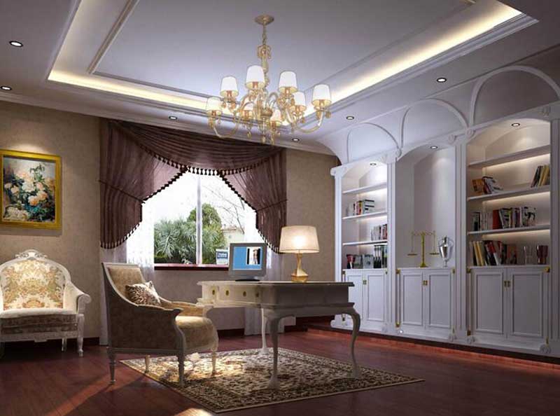 書(shū)房別墅裝修效果圖