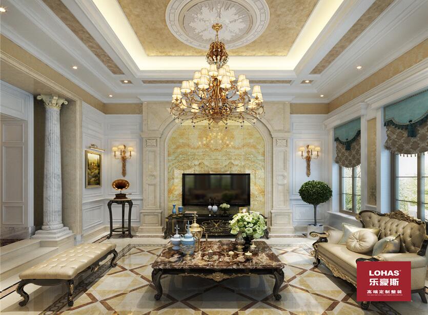 西山一號歐式風格別墅裝修效果圖