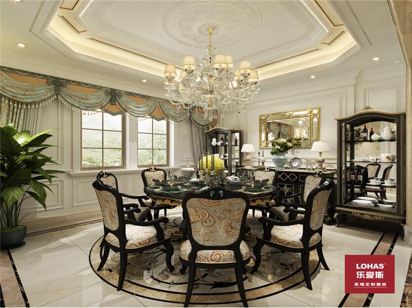 西山一號歐式風(fēng)格別墅裝修效果圖