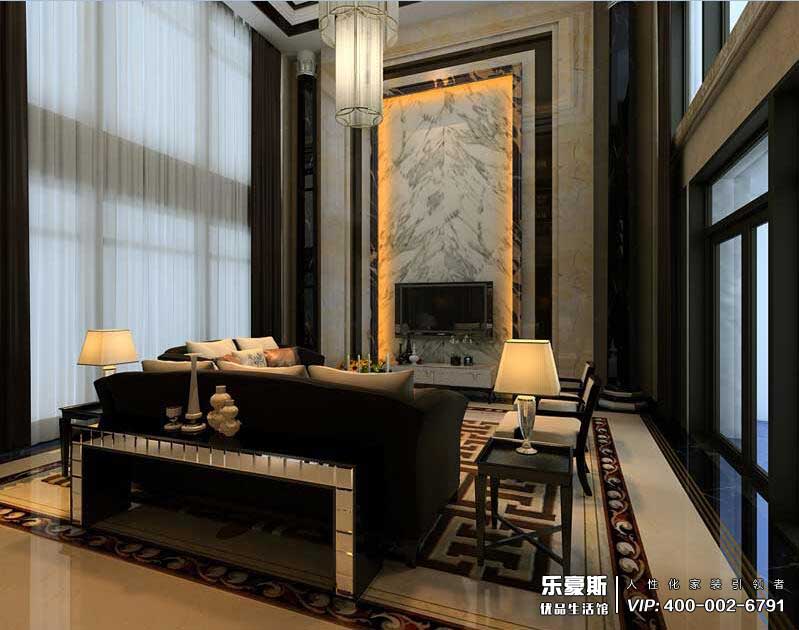 西美金山湖小鎮(zhèn)后現(xiàn)代風(fēng)格別墅裝修效果圖