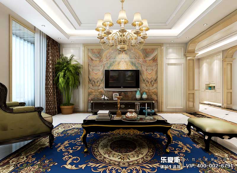 潤江慧谷歐式風格裝修效果圖