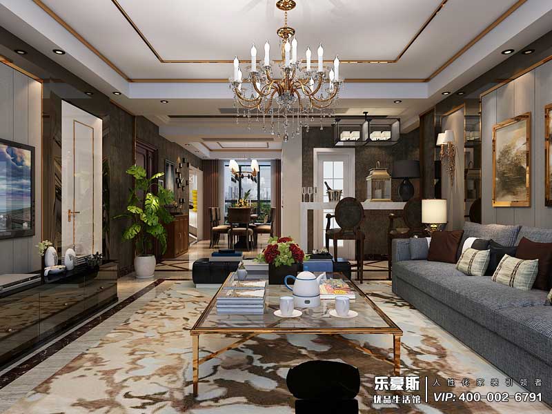 學(xué)府名城后奢風(fēng)格裝修設(shè)計