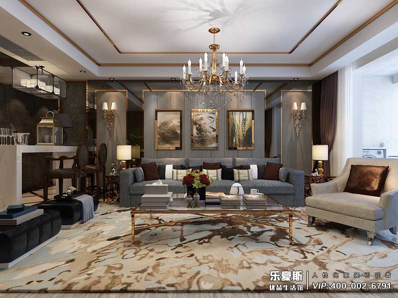 學(xué)府名城后奢風(fēng)格裝修設(shè)計