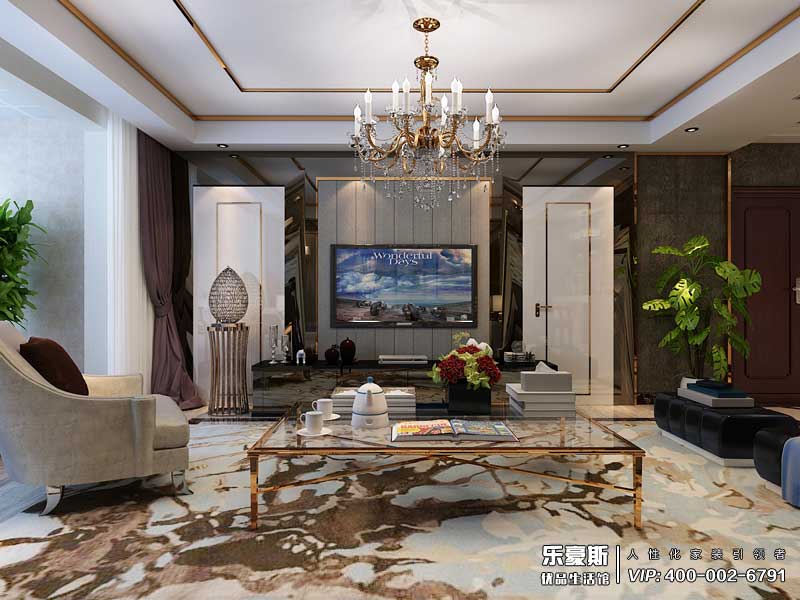 學(xué)府名城后奢風(fēng)格裝修設(shè)計