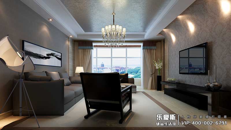 水榭花都160平米現(xiàn)代風(fēng)格裝修效果圖