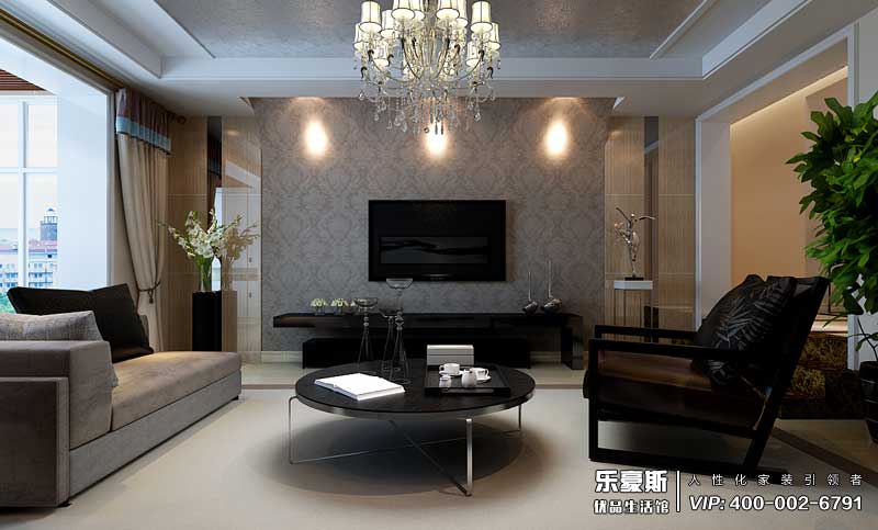 水榭花都160平米現(xiàn)代風(fēng)格裝修效果圖