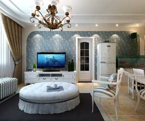 石家莊藍(lán)山國(guó)際裝修，小清新的田園風(fēng)