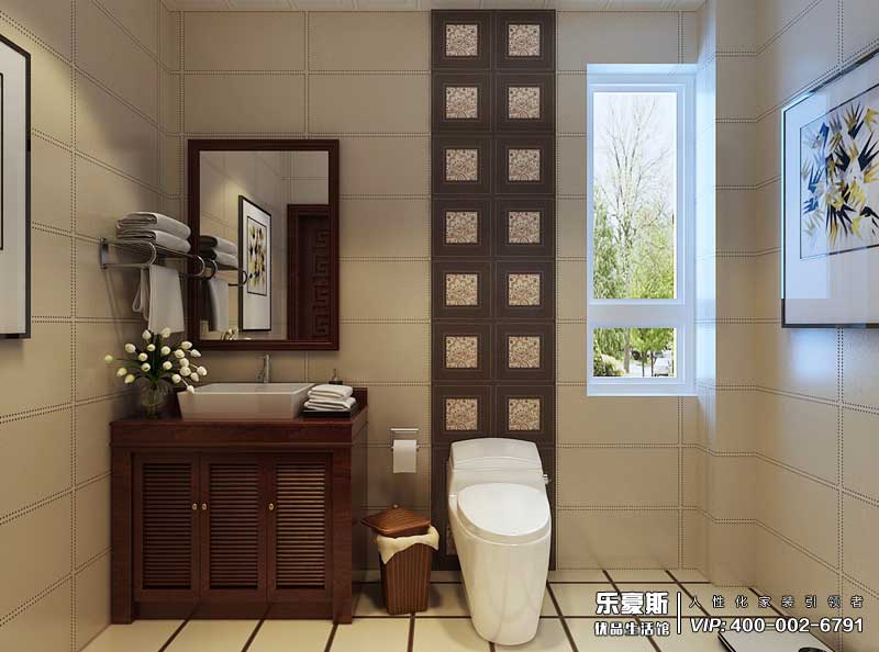 星湖國際花園中式風(fēng)格裝修