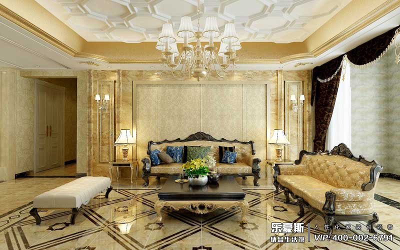 星河盛世350平米法式風格裝修效果圖