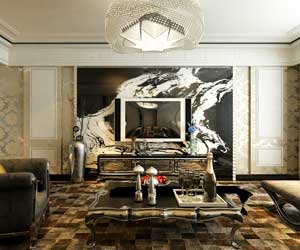 天下錦城300平米裝修，簡歐風(fēng)格的細(xì)膩與大氣