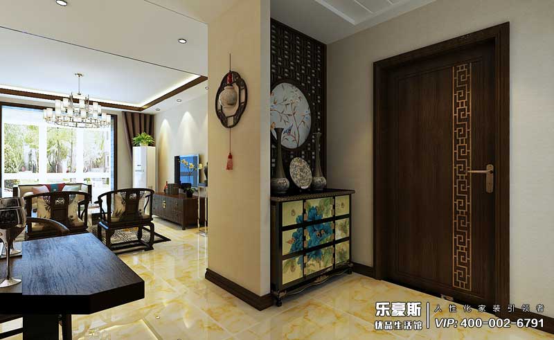 御河上院中式風格裝修效果圖