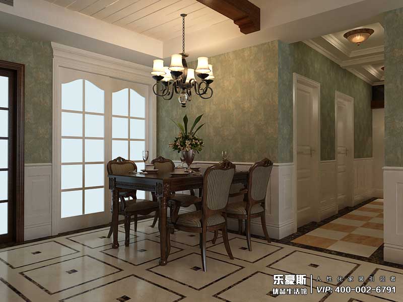 國仕山155平米美式風(fēng)格裝修