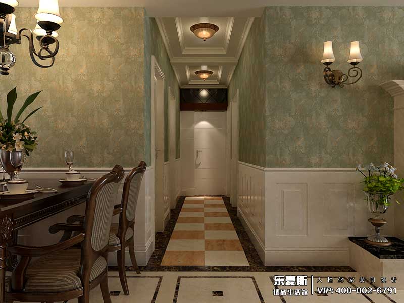 國仕山155平米美式風(fēng)格裝修